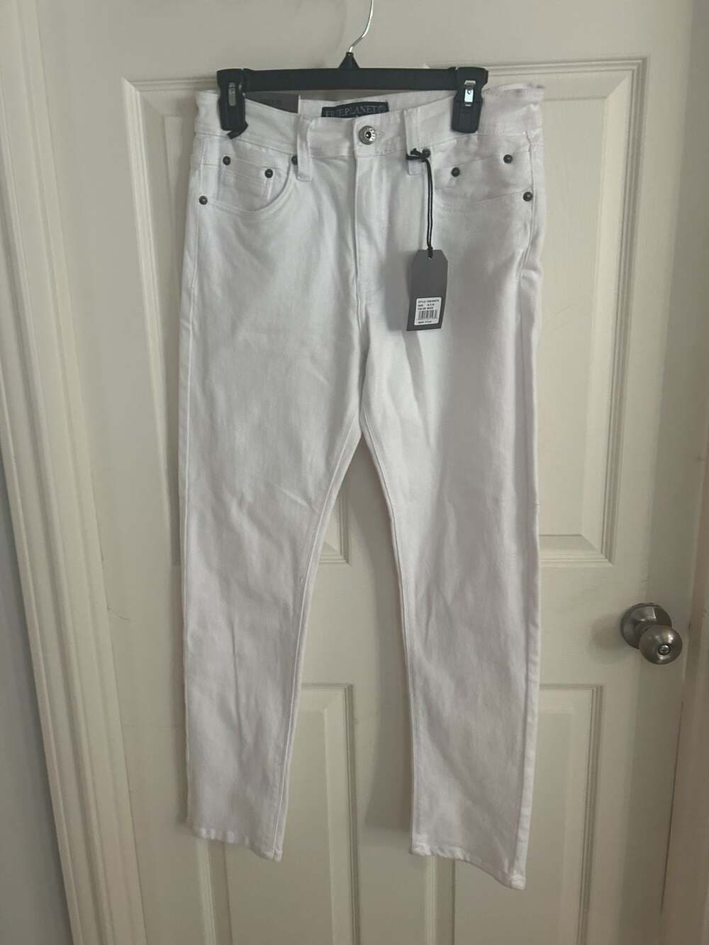 Free Planet Athletic Fit Jeans 30x30 White Stretch